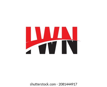 IWN Letter Initial Logo Design Vector Illustration