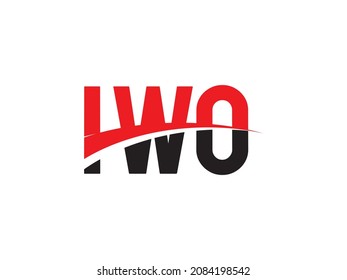 IWO Letter Initial Logo Design Vector Illustration