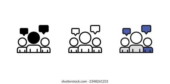 iWork Group con-Design mit weißer Hintergrund-Stockillustration
