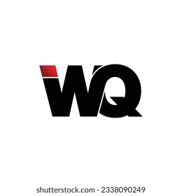 IWQ letter monogram logo design vector