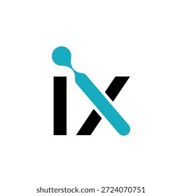 PLANTILLA de diseño de logotipo de ADN bio de molécula IX connect