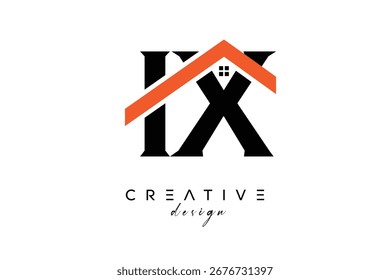 IX Creative Real Estate Architecture Monogram and Home Logo