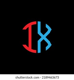 IX letter logo creative design with vector graphic, Abc simple and modern logo design.