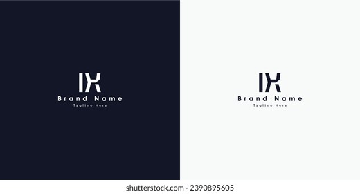 IX Letters vector logo design