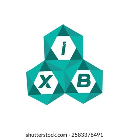IXB creative minimalist letter logo. IXB unique vector initials alphabet letter logo design
