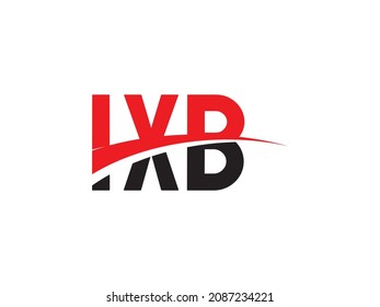 IXB Letter Initial Logo Design Vector Illustration