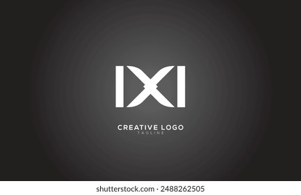IXI Abstract initial monogram letter alphabet logo design