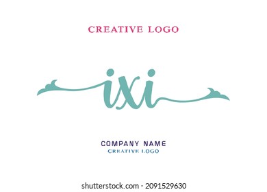 IXI lettering logo is simple, easy to understand and authoritative