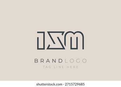 IXM abstract letter logo design. Modern Business Logo Design With Abstract Typography and Contemporary Style