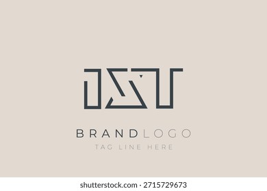 IXT abstract letter logo design. Modern Business Logo Design With Abstract Typography and Contemporary Style