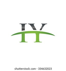 IY initial company green swoosh logo