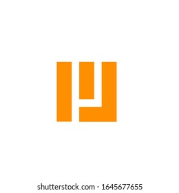 iy logo design vector sign template