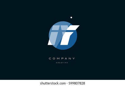 iy i y  blue circle dot big font alphabet company letter logo white design vector icon template 