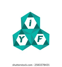IYF creative minimalist letter logo. IYF unique vector initials alphabet letter logo design
