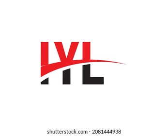Letra IYL IIDE Ilustración del vector de diseño del logotipo inicial