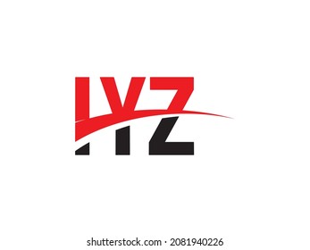 IYZ Letter Initial Logo Design Vector Illustration