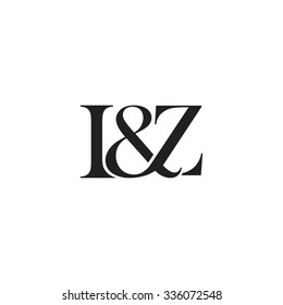 I&Z Initial logo. Ampersand monogram logo