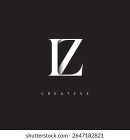 IZ Monogram Logo Minimal Elegant Letter mark for Luxury, Fashion   Creative Brands	
