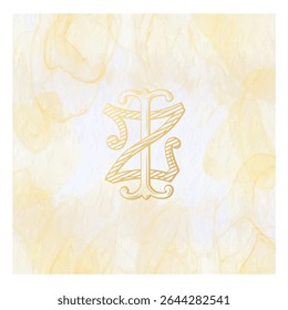 IZ, ZI, logo IZ, Letter IZ,  Monogram IZ,Logo for Wedding , monogram for Wedding , Wedding Monogram, Wedding Logo, Logo Design , Monogram Vintage