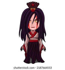 Izanami chibi mascot logo design