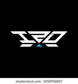 IZD-Logo-Vektorgrafik-Design, IZD-einfaches und modernes Logo. IZD luxuriöses Alphabet-Design  
