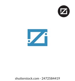 IZI-Logo-Buchstabe Monogram Design