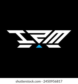 IZM letter logo vector design, IZM simple and modern logo. IZM luxurious alphabet design  