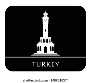Izmir Clock Tower is a historic clock tower located at the Konak Square in the Konak district of İzmir, Turkey.