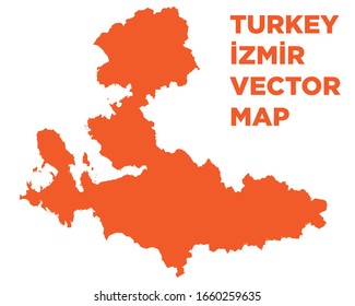 Map of izmir turkey