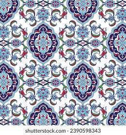 iznik tulip pattern tiled ethnic ivy islamic mosque ceramic wall drawings,vector working