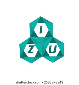 IZU creative minimalist letter logo. IZU unique vector initials alphabet letter logo design
