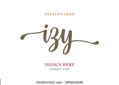 IZY lettering logo is simple, easy to understand and authoritative