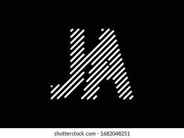 J A, JA Initial Letter Logo design vector template, Graphic Alphabet Symbol for Corporate Business Identity