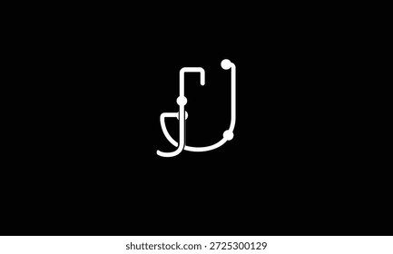 J ABSTRAKTER BUCHSTABE LOGO MONOGRAMM