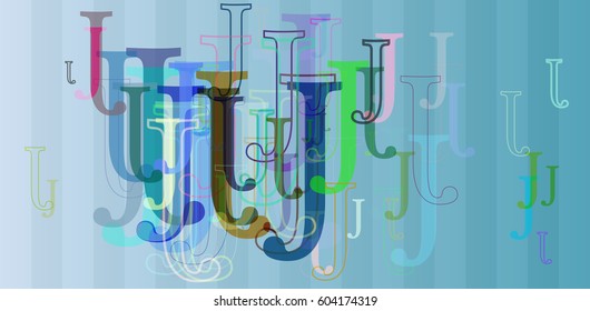 J Alphabet art idea