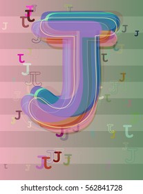 J Alphabet Background Texture Stock Vector (Royalty Free) 604181678