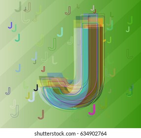 J Alphabet Background Vector Stock Vector (Royalty Free) 634902764 ...