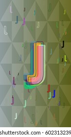 J Alphabet idea pattern