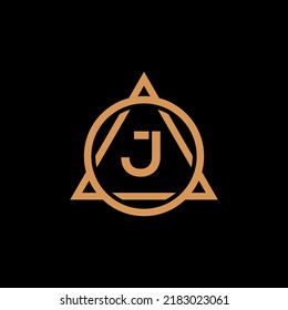 J Alphabet Letter Logo For Business Corporate Identity Branding Icon Design