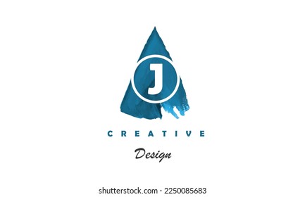 J alphabet logo creative trendy symbol vector design on white background