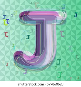 J Alphabet Texture Background Stock Vector (Royalty Free) 599860628 ...