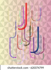 J Alphabet texture icon