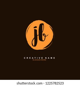 J B JB Initial logo template vector