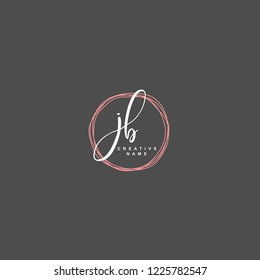 J B JB Initial logo template vector