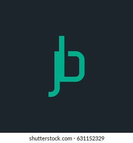 J B Joint letter logo design vector
