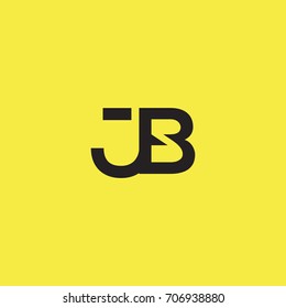 J B joint logo letter design 