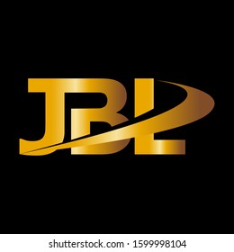 j b l logo gold vector branding