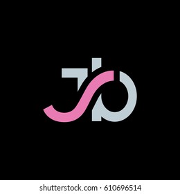 J & B Letter logo design vector element