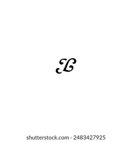 j b letter vector logo design
