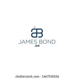 j and b logo initial company